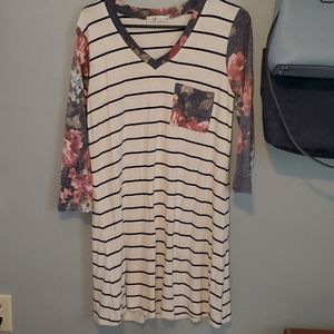 Stretchy shift dress